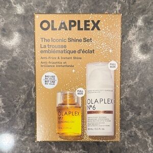 OLAPLEX The Iconic Shine Set - Gold and White full size brand new